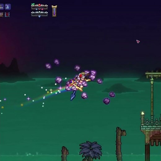 Sometimes, all you need to do is relax and pull a fishing rod #calamity #terraria #infernum