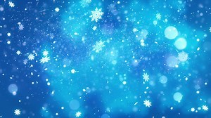 Snowing luminous snowflakes - Free Stock Video