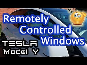 Remotely Controlled Windows in Tesla Model Y