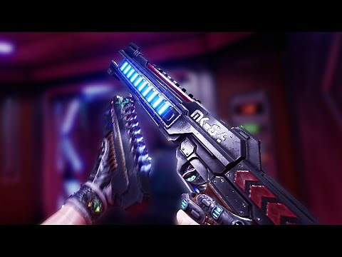 System Shock Remake - All Weapons Showcase | 4K | Ultrawide