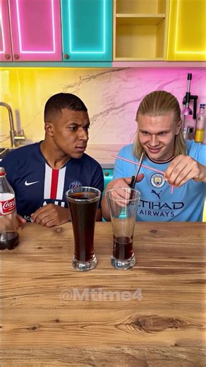 Mbappé Really Thought Haaland Would Share 😂🧋 #football #haaland #parody