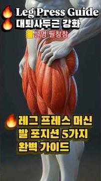 The Perfect Leg Press workout , 레그 프레스 완벽 가이드 #gym #legpress #legworkout #gymtips #workout #레그프레스