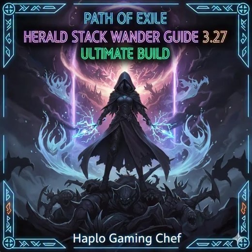 Haplo Patryn on Instagram: "Path Of Exile Herald Stack Wander Guide 3.27 Ultimate Build This guide is a complete, practical walkthrough for the Path Of Exile Herald Stack Wander in patch 3.27. It covers the build concept, ascendancy and passive priorities, leveling and transition, detailed gear choices, gem setups and socketing, playstyle and positioning, mapping and bossing strategies, budget and endgame shopping lists, and a thorough FAQ. The goal is to give you everything needed to take a Her