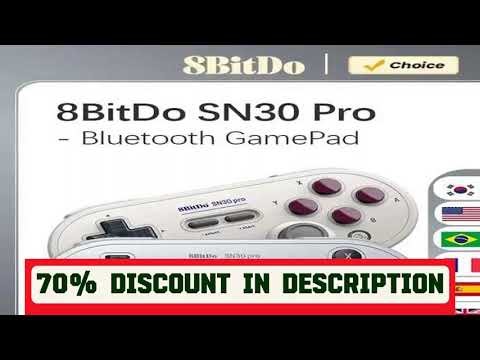 A must-have product! 8Bitdo SN30 Pro Bluetooth Gamepad for Nintend Switch 2 Wireless Game Controll