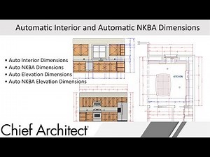 Automatic Interior and Automatic NKBA Dimension Tools