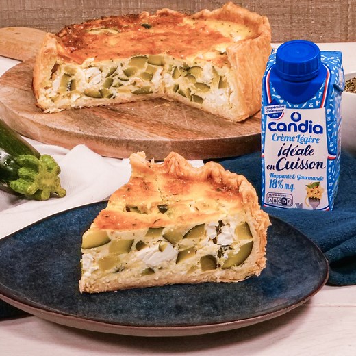 466K views · 2.9K reactions | Miam miam la quiche courgette feta super simple à réaliser  Et on adore sa texture idéale, ferme et fondante à la fois ! La recette détaillée : https://bit.ly/3SDnWIg | Marmiton | Facebook