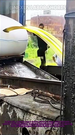 Gas Tank Disassembly & Fuel Drainage Process #Shorts