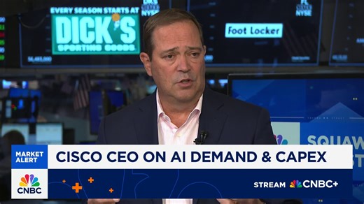 Watch CNBC's full interview with Cisco CEO Chuck Robbins