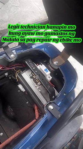 para hindi ka ma-scam pag magpapagawa ka ng e-bike? mag follow ka sa chippy works may mga video kami ng basic repair at tutorial paano mag repair ng e-bike kaya ka pa magpapagawa ka ng e-bike may idea ka na kung ano issue at sira ng ebike mo para Hindi pauwi sa palitan ng battery motor controller baka fuse lang sira ng ebike mo sasabihin nila controller or battery Kasi Wala ka nga alam.. Yun lang po salamat