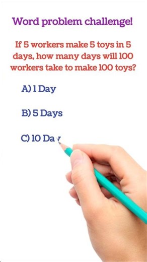 Word Problem Challenge! #maths #mathematics #quickchallenge