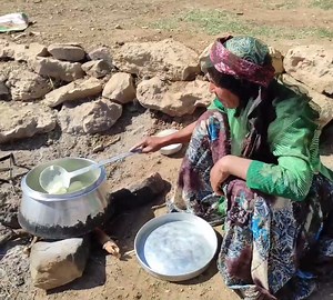 3.4K views · 81 reactions | Village Cooking- Turkish woman makes two products from yogurt (Ghee and Qareh Qurut) | Outdoor Cooking | Facebook