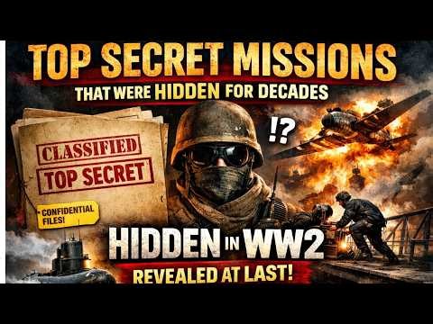 Top Secret WW2 Missions Hidden for Decades That Changed History Forever 🔴