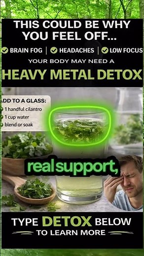 Heavy Metal Detox Drink | Cilantro Water Benefits Explained
