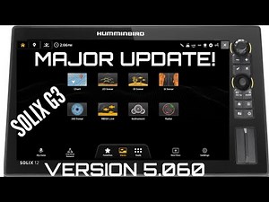 How to Update Humminbird Solix G3 & Apex to Version 5.060