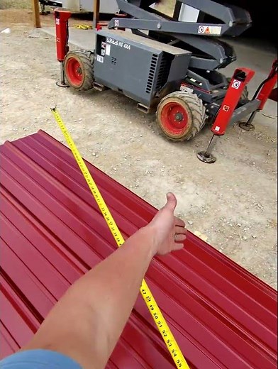 4/12 pitch roof, 4” of rise for every 1’ of run, is 12” difference on a 3’ panel. Simple math!