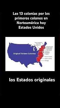Las 13 colonias de Estados Unidos