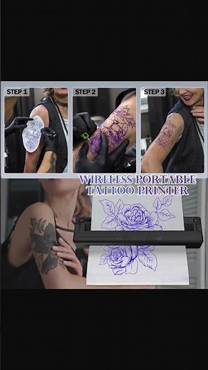 I Tried the Portable Bluetooth Thermal Tattoo Printer for 30 Days Here's What Happened
