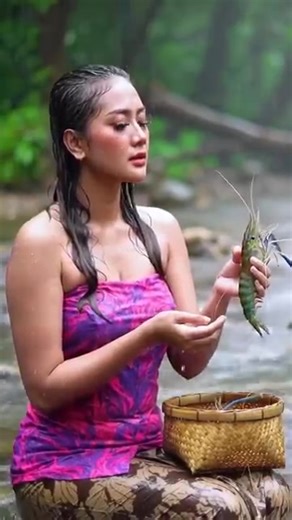 79K views · 411 reactions | Menangkap Udang di Sungai Saat Hujan | Suasana Pedesaan yang Asri dan Damai#asmr #rain#relax#nature | Riya Vlogs | Facebook