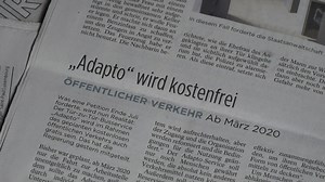 ADAPTO - MER FREEËN EIS, DASS DE BEHËNNERTENTRANSPORT VUM 1. MÄERZ 2020 UN GRATIS GËTT! ➡️Zanter dem Ufank vum Joer fuerdert d'CSV permanent, dass den Behënnertentransport soll gratis ginn. ➡️Eng CSV Motioun fir de gratis Adapto gouf de 2. Juli an der Chamber vun der Majoritéit verworf. ➡️Eng Petitioun fir de gratis Behënnertentransport kritt bannent e puer Deeg déi néideg 4.500 Ënnerschrëften. ➡️Egal wéi et zu deem Revirement vu Blo/Rout/Gréng koum, jiddefalls eng GUTT NOUVELLE fir all déi Leit