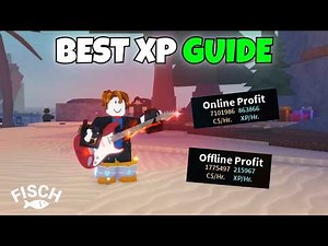 HOW To FARM XP FAST In FISCH - REACH MAX LEVEL FAST!