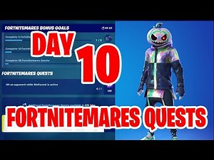 How To Complete Fortnitemares quests in Fortnite - All fortnitemares quest (Day 10 challenges)