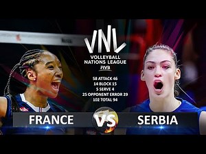 France vs Serbia | Women's VNL 2025