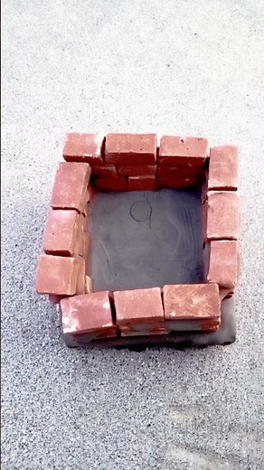 Building a Tiny House with Mini Bricks#miniature #diy