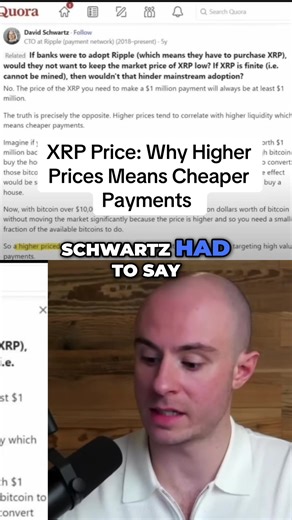 Most people think a higher XRP price means expensive transfers — but David Schwartz breaks down why the opposite is true. 🚀 Do you agree with Schwartz’s logic or not? Comment your take below! ⚡ #cryptocurrency #xrp #xrparmy #cryptocurrencynews