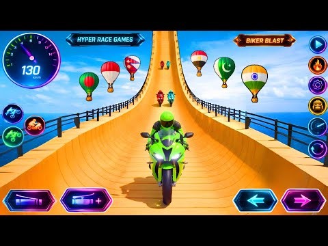 🏍️🟦 Vector Path Bike Ride – Clean Angles, Steady Pace & Rider Precision | Android Gameplay