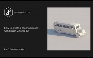 How to create a folding paper animation with C4D - Part 4, Applying Deformers