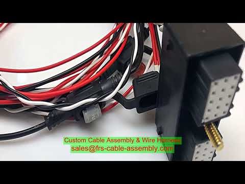 custom wire harness for transformers Aohua Factory Cat5 CAT6 Ethernet Cable Waterproof Panel Type RJ