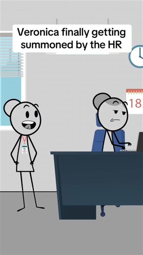 Sleek Animation on Instagram: "Veronica finally getting summoned by the HR #animation #animationmeme #work #worklife #manager #managersbelike #usa🇺🇸"