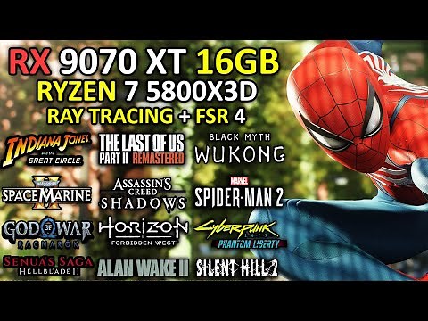 RX 9070 XT | Test in 20 Games | RT + FSR 4 | 1080p - 1440p & 4K | Detailed Test 2025