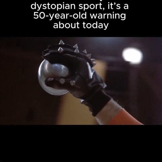 Cine7Hub | Cinema, Movies & Film Passion on Instagram: ""Rollerball" (1975) — The Future Wasn’t Supposed to Look This Real. In a world where nations have fallen and corporations rule everything a violent sport is used to keep the population distracted. James Caan gives one of his most intense performances as Jonathan E., the superstar trapped inside a system that fears individuality more than anything else. The game of Rollerball — fast, brutal, and shockingly well-realized — becomes a metaphor