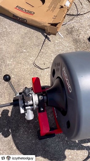 17K views · 243 reactions | The K-4310 FXP Drum Machine is the first RIDGID drum machine with a cable counter which accurately measures the cable distance in the drain line and helps you identify exactly where the problem is. With this new technology you no longer have to guess or make markings on your cable to know how far out you are! It’s availabe for pre-order now, check it out! #RIDGID #RIDGIDTools #FXP #draincleaning #drummachine #plumbing | RIDGID Tools | Facebook