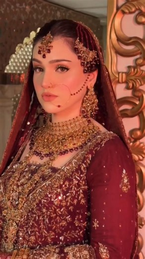 #bride😍 #braidal #makeup #bridallook #beautiful #shortsfeed #viral #wedingcollection #fashiontrends