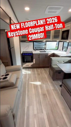 Mid Bunk/Office new Fifth Wheel Floorplan! 2026 Keystone Cougar Half-Ton 29MBD! #rvlife #rv