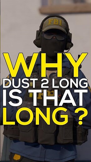 Why Is Dust 2 Long SO Long? 🤔 | CS2 Animation