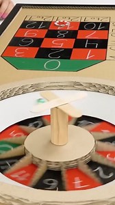9.3K views · 122 reactions | D.I.Y: Mini Casino Roulette Game at Home! #craft #roulette #diy #casino | The Q | Facebook