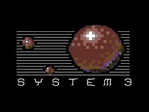 C64 Graphics (PETSCII): System 3 petscii logo by Freeze ! 29 November 2023!