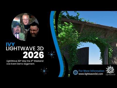 Lightwave 3D May 4th Live Event Ivy Generator