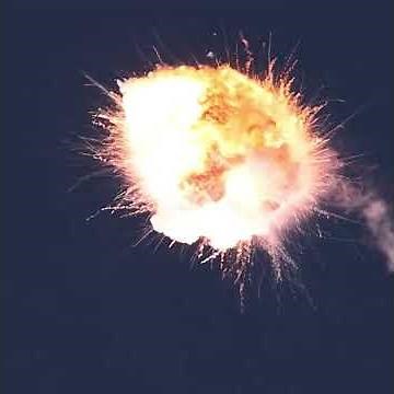 Firefly Aerospace’s Alpha rocket exploding