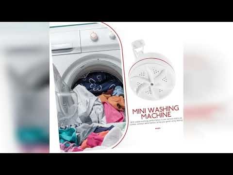 Review: 30w Portable Mini Washing Machine Usb Power High Torque Clothes Washer for Travel Apar...