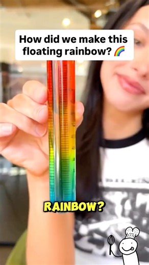 Tried the Floating Rainbow Experiment