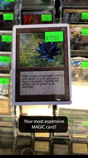 What's your most expensive magic card? Was not expecting this...😮 #mtg #magicthegathering #tcg #mtgcommunity #mtgtiktok
