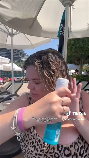 Money Mist is your summer hair essential! 💧 It detangles AND protects from the UV rays ☀️ | Color Wow