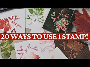 20 Ways To Use 1 Stamp!