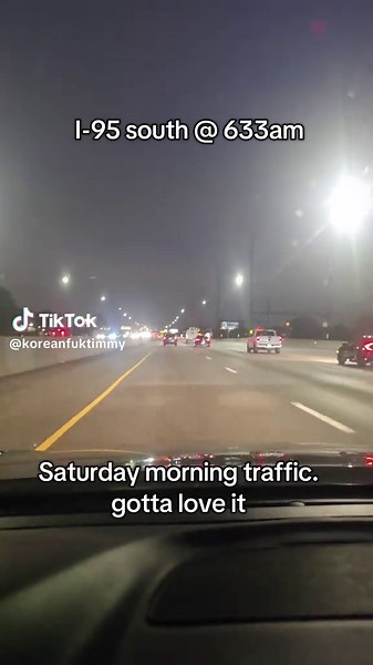 Saturday Morning Traffic Insights on I-95