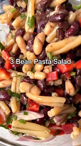 1.1M views · 9.7K reactions | 3 Bean Pasta Salad (Quick Bean Marinade) | Hilltop Recipes | Facebook