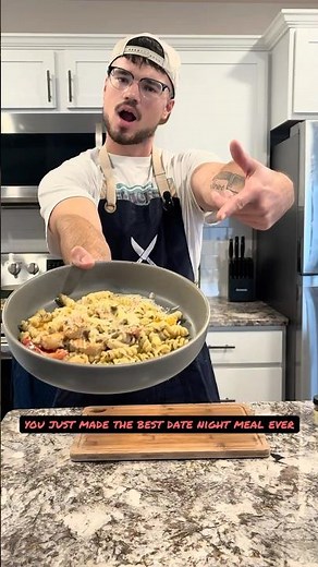 The Creamiest Shrimp Pesto Pasta You’ll Ever Make! 🍤🌿